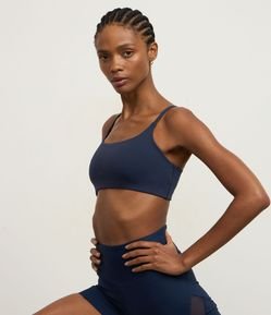 Top Esportivo em Poliamida com Alças Finas