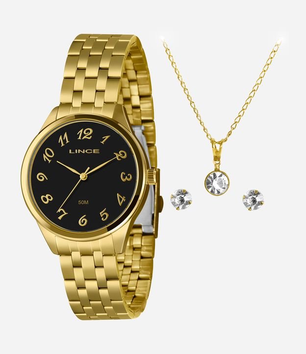 Kit Relógio Lince Feminino Analócio