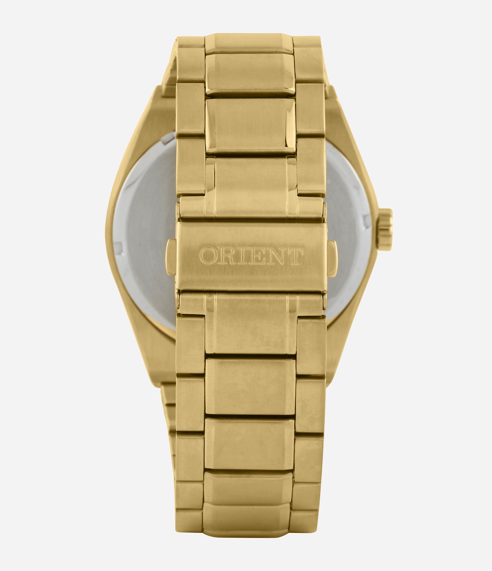 Relógio Oriente Masculino Analógico Dourado 3