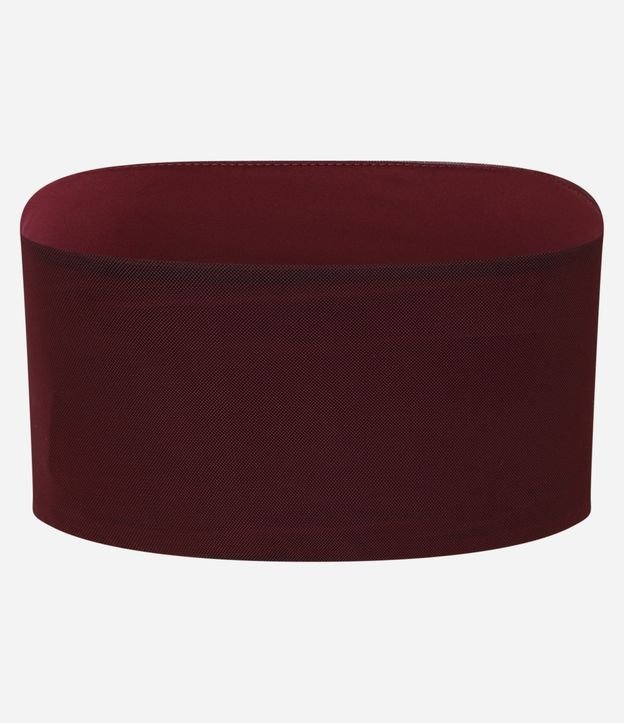 Top Faixa em Tule com Franzido