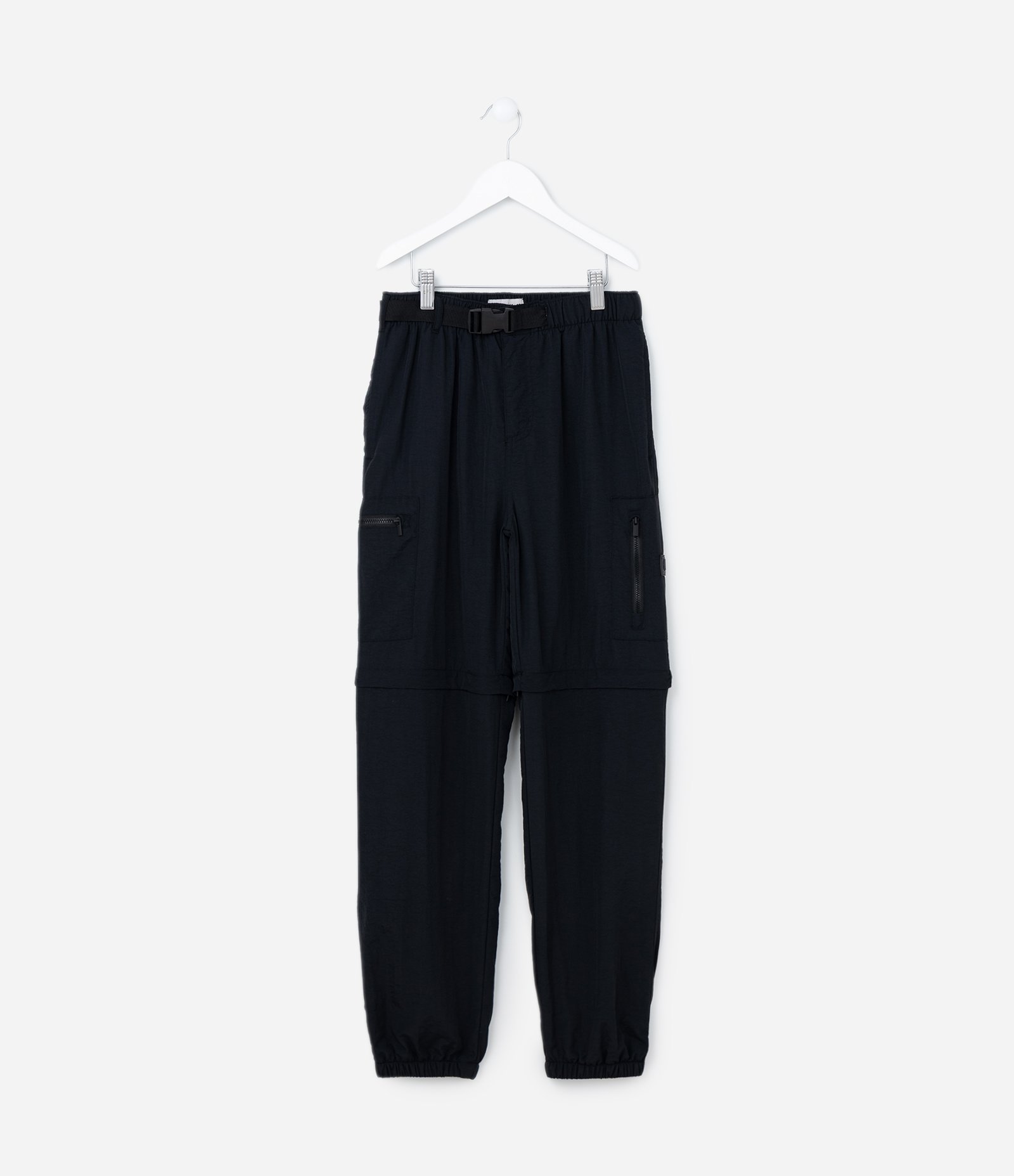 Calça Infantil em Microfibra Vira Bermuda - Tam 5 a 14 Anos Preto 1