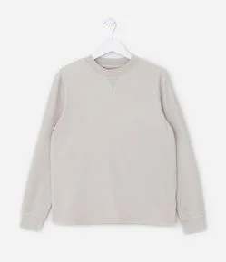 Camiseta Infantil Texturizada com Bordado - Tam 5 a 14 Anos