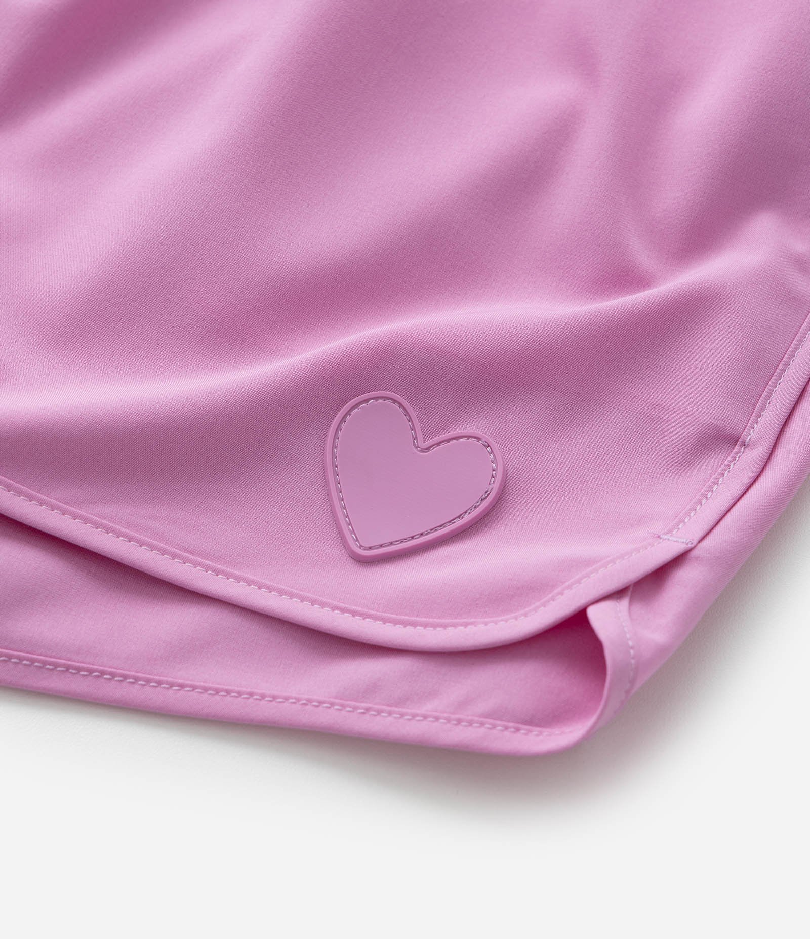 Short Runner Infantil em Microfibra com Amarração - Tam 5 a 14 Anos Rosa 5