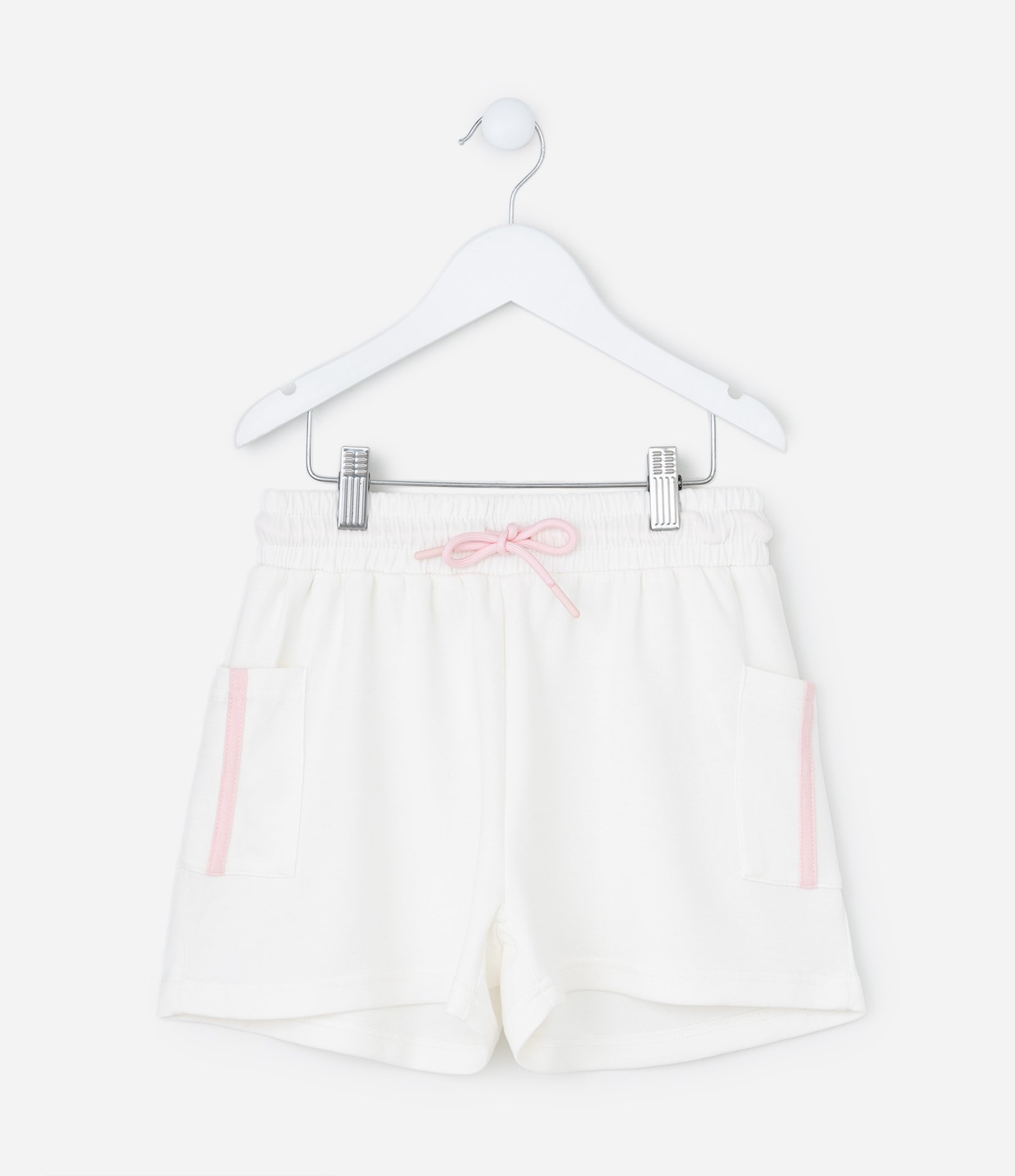 Short Infantil em Moletom com Bolsos - Tam 5 a 14 Anos 2