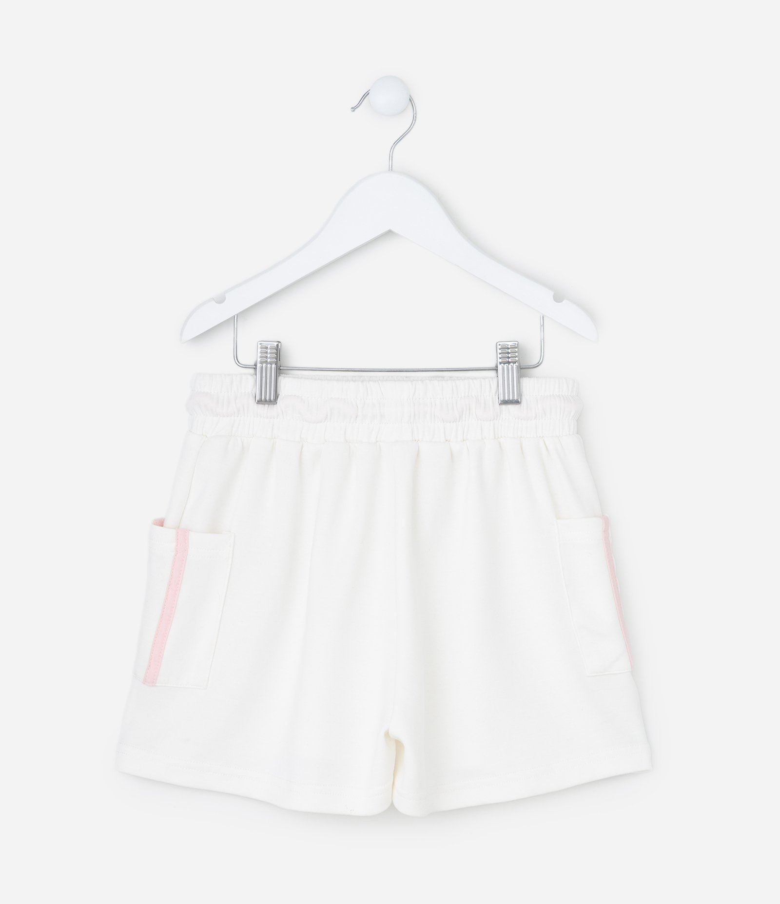 Short Infantil em Moletom com Bolsos - Tam 5 a 14 Anos 3