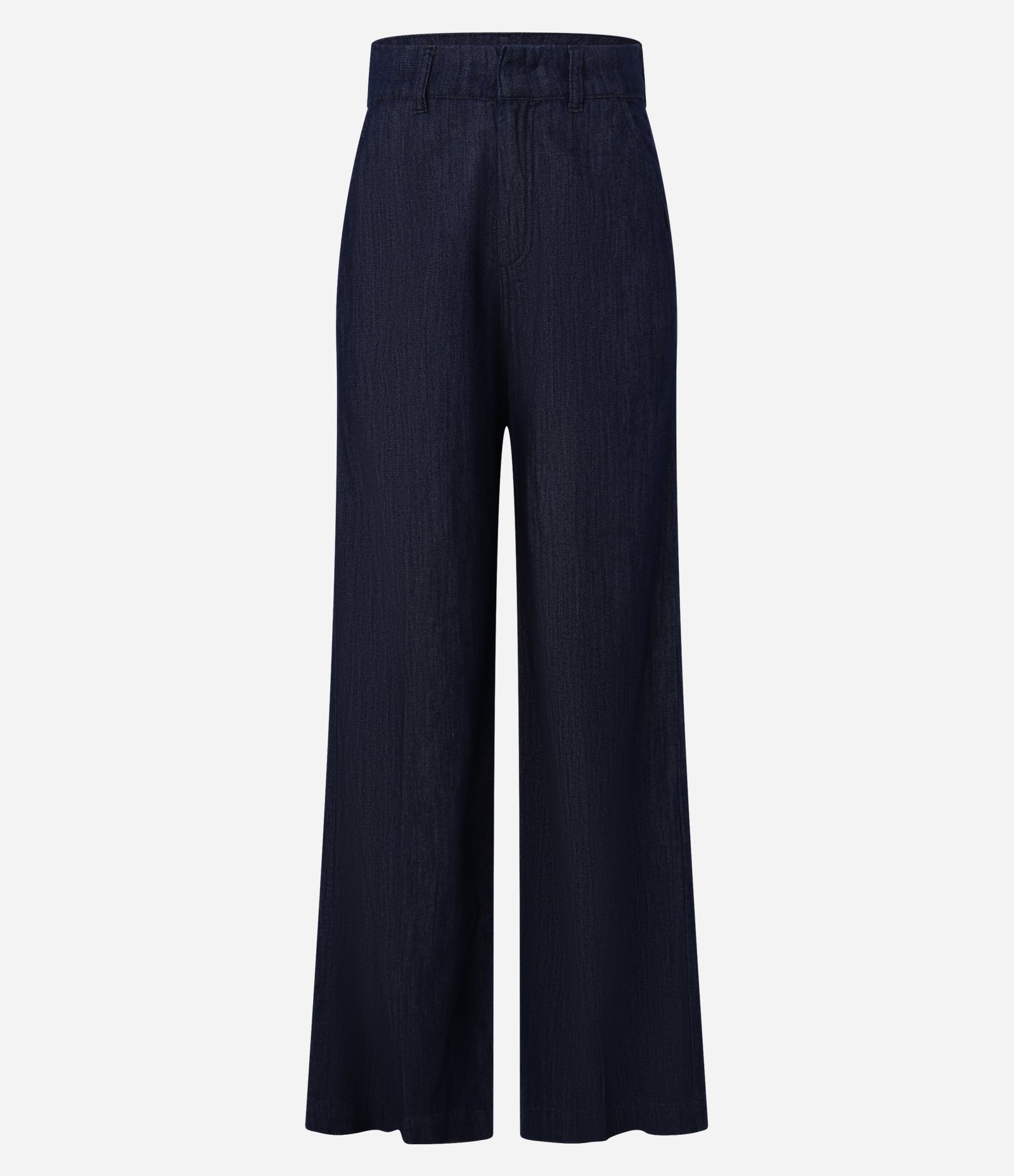 Calça Wide Leg em Jeans Semi Alfaiatada Azul 6