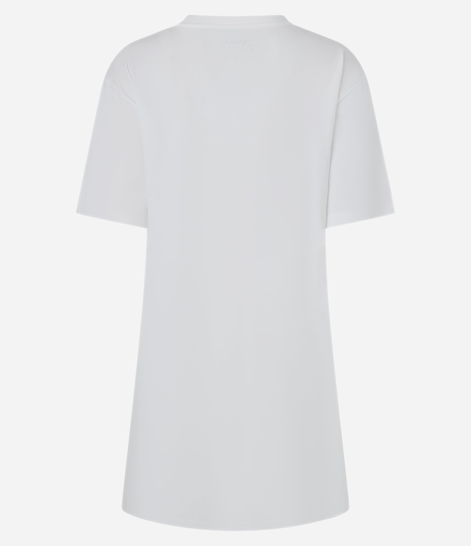 Camisola T-Shirt em Algodão com Estampa Ursinho Good Vibes Branco 4