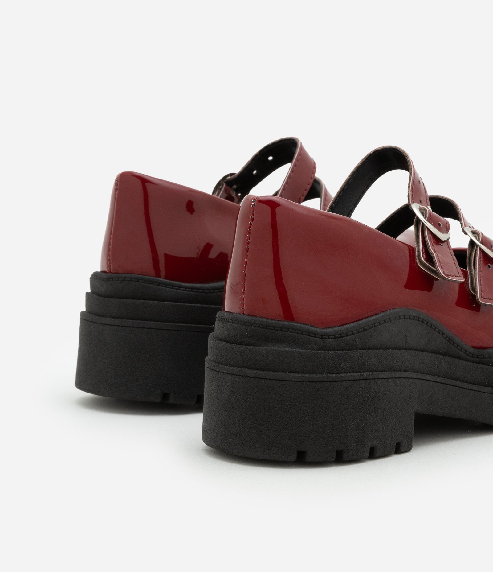 Sapato Boneca Infantil com Tira Dupla e Fivela Coração - Tam 25 a 32 Vermelho 2