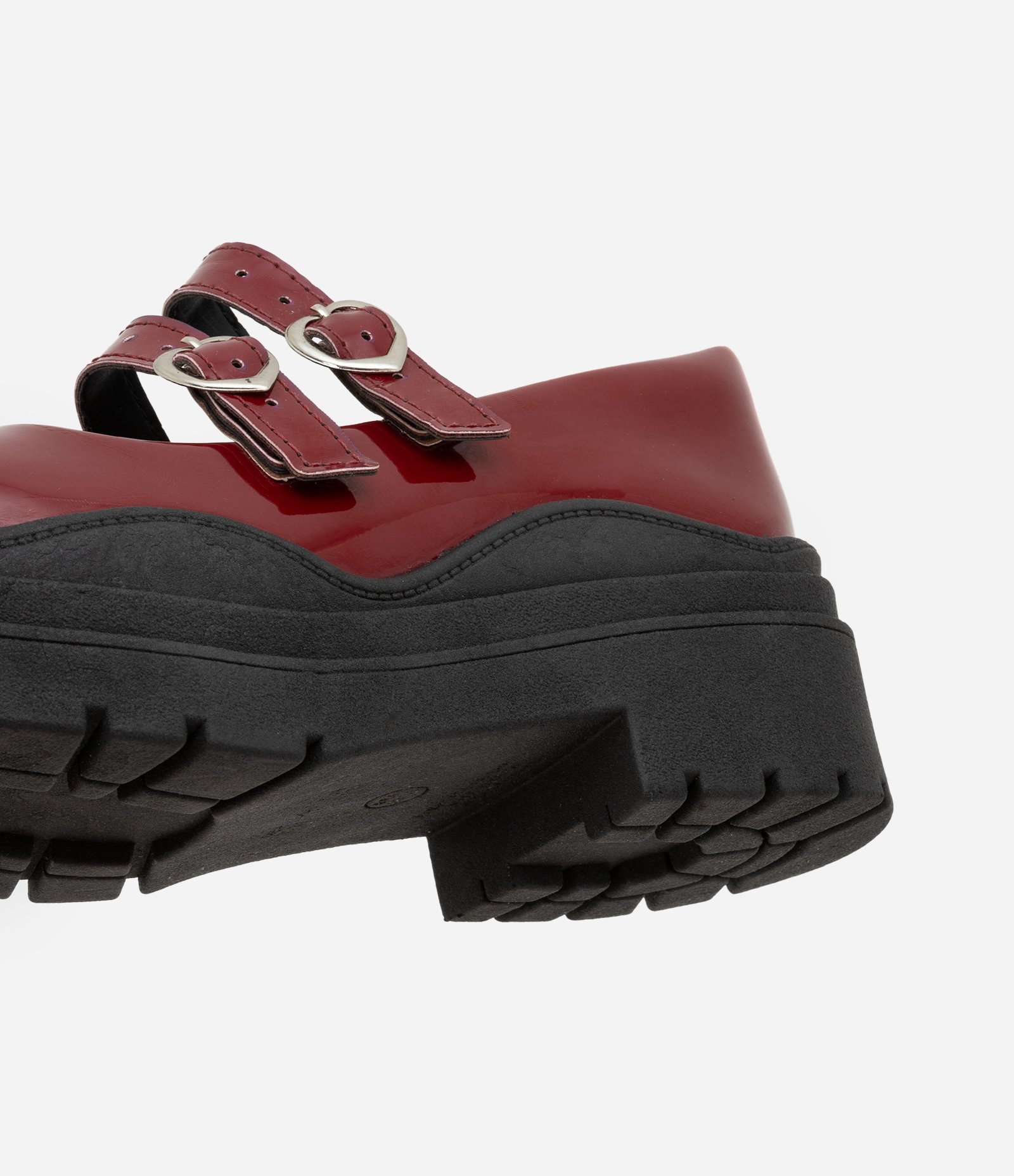 Sapato Boneca Infantil com Tira Dupla e Fivela Coração - Tam 25 a 32 Vermelho 4