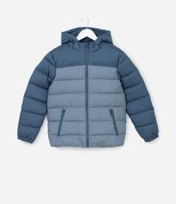 Jaqueta Infantil em Microfibra com Recortes - Tam 5 a 14 Anos