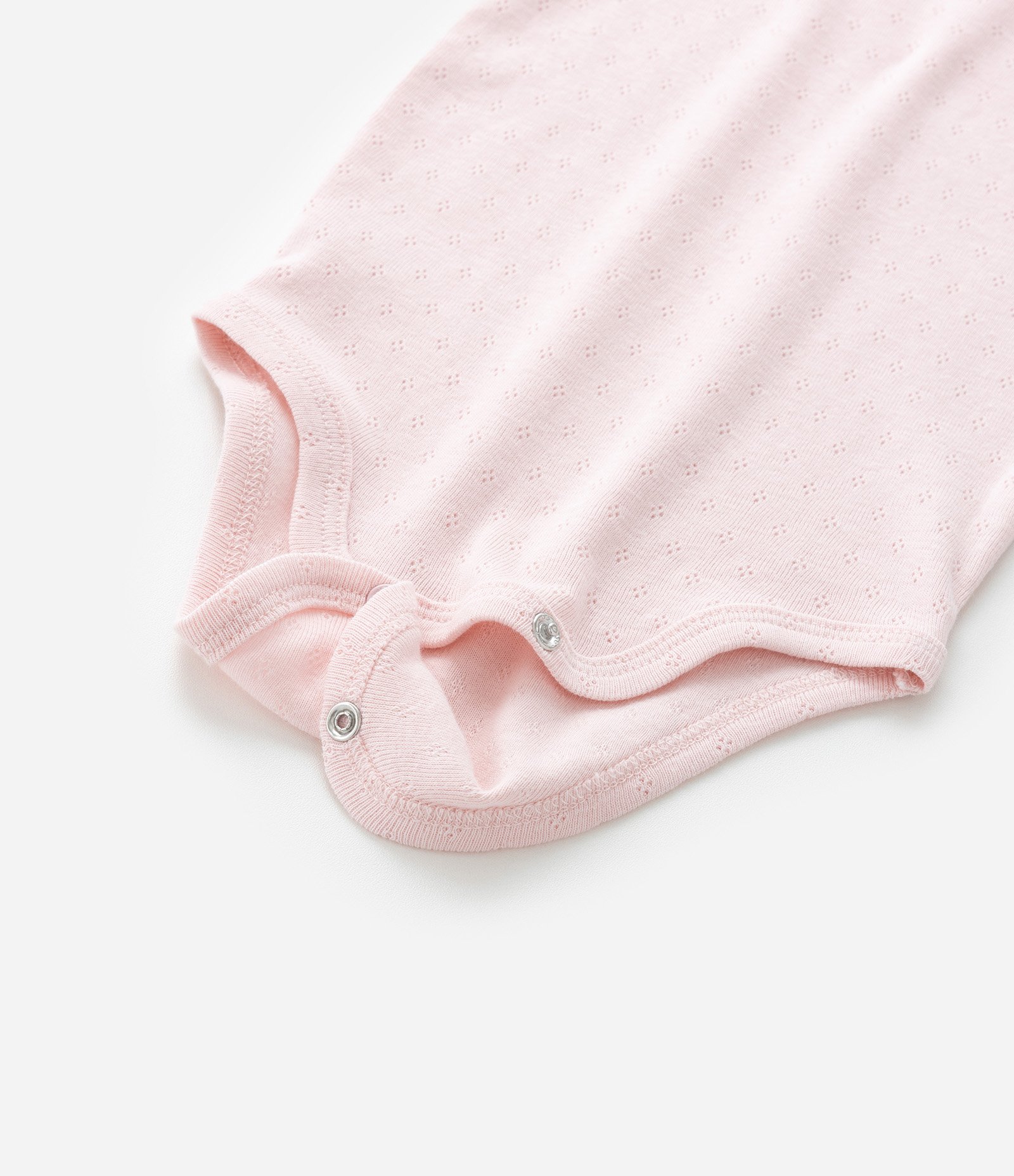 Body Infantil Texturizado com Lacinho - Tam RN a 18 meses Rosa 6