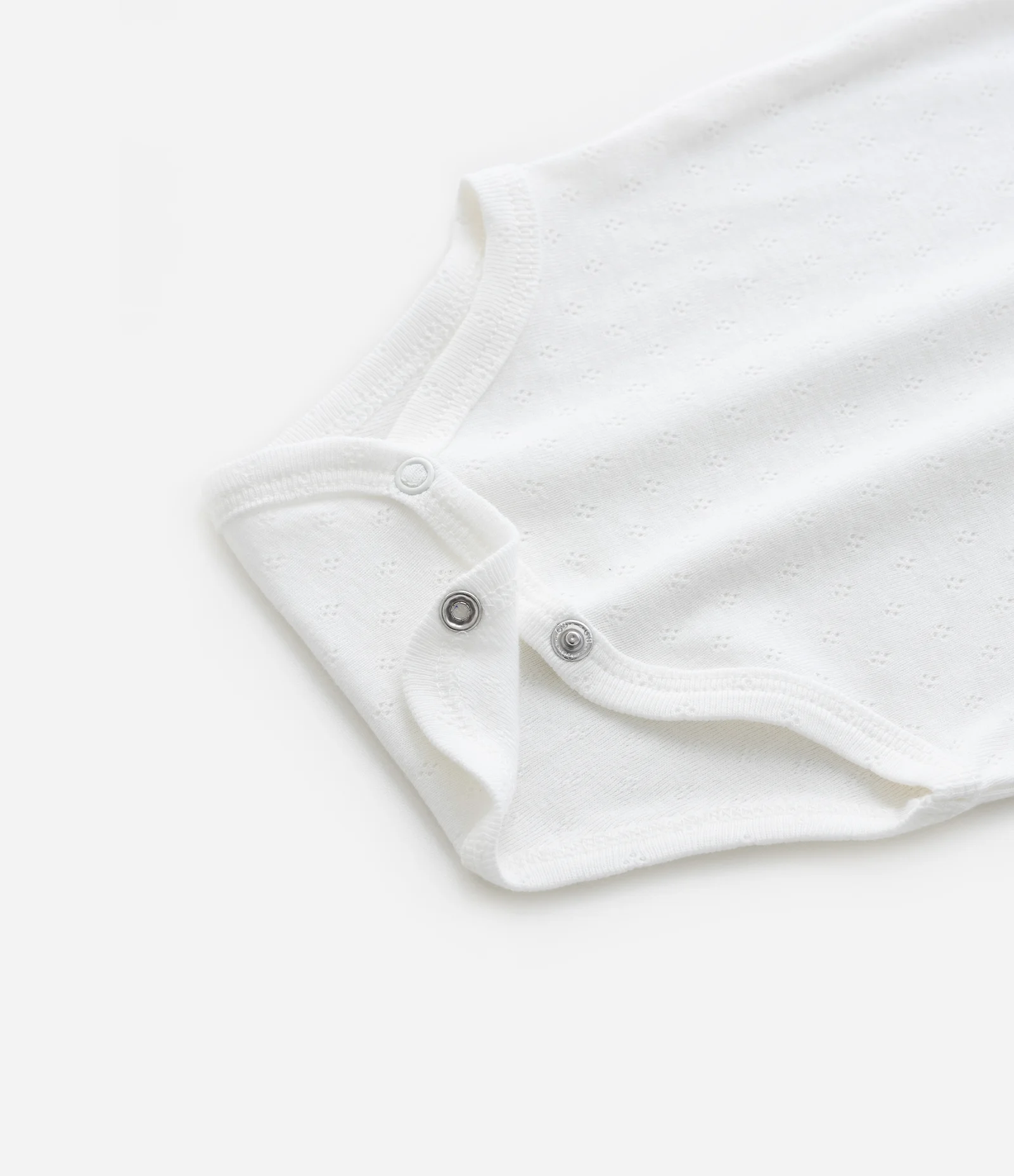 Body Infantil Texturizado com Lacinho - Tam RN a 18 meses Branco 5