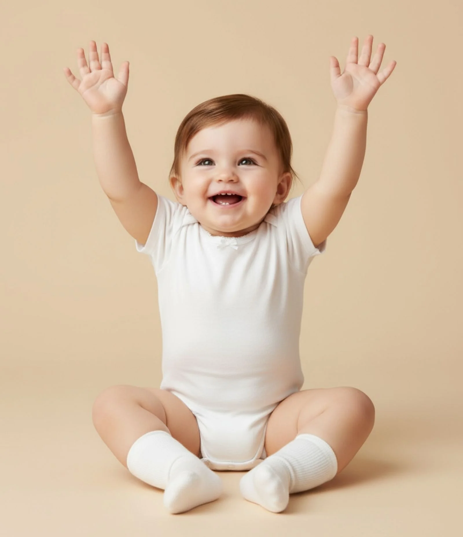 Body Infantil Texturizado com Lacinho - Tam RN a 18 meses Branco 1