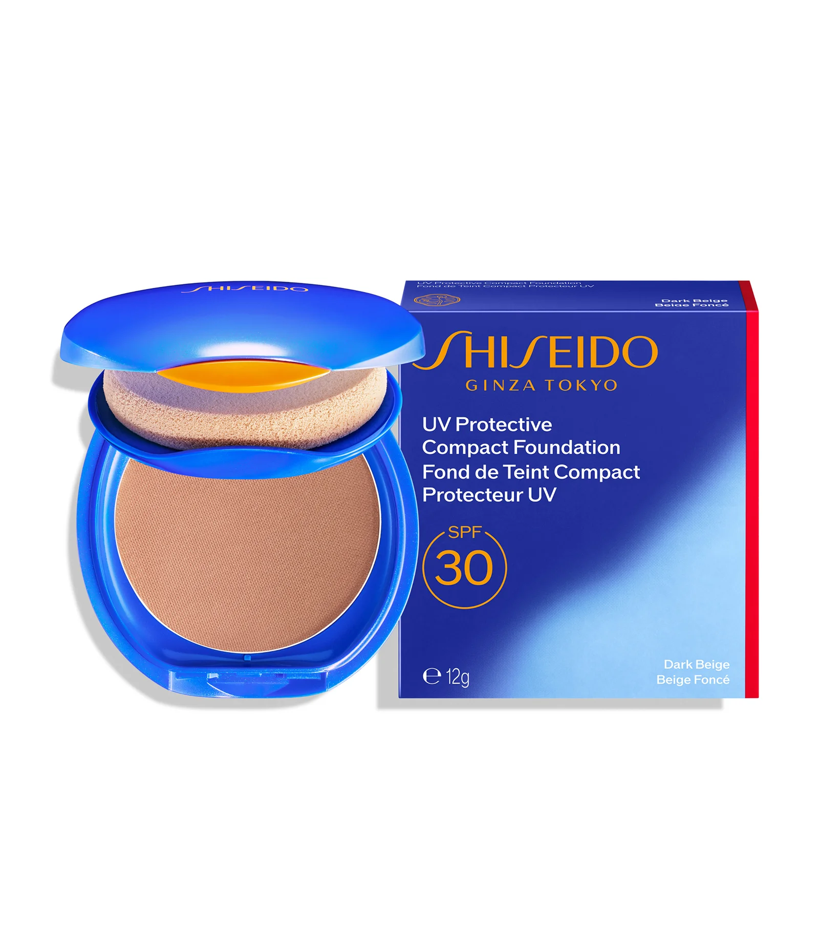Pó Compacto UV Protective FPS30 Shiseido Dark Beige 2
