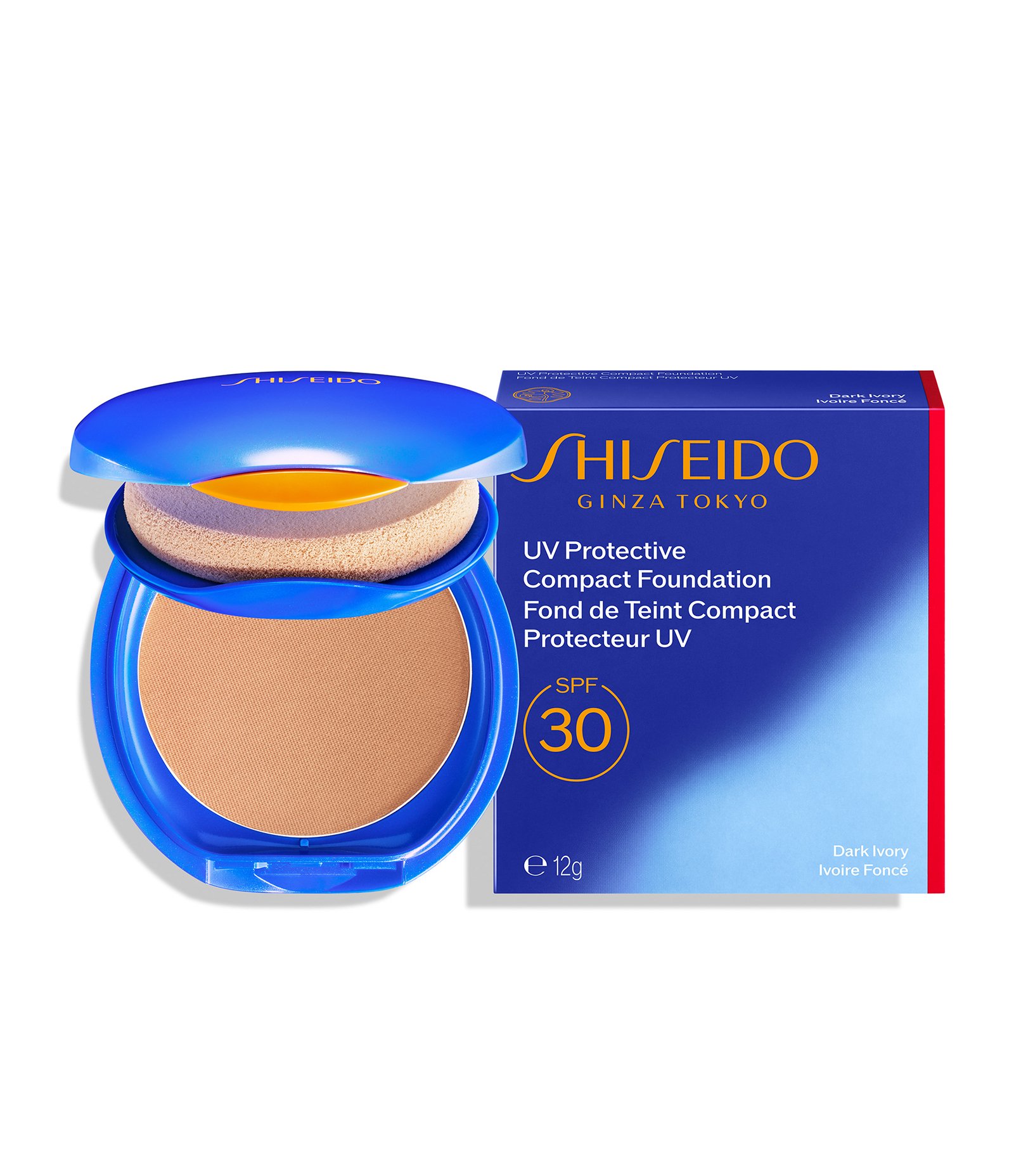 Pó Compacto UV Protective FPS30 Shiseido Dark Brown 2