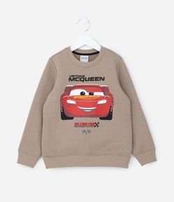 Casaco Infantil com Estampa do McQueen de Carros - Tam 2 a 8 Anos