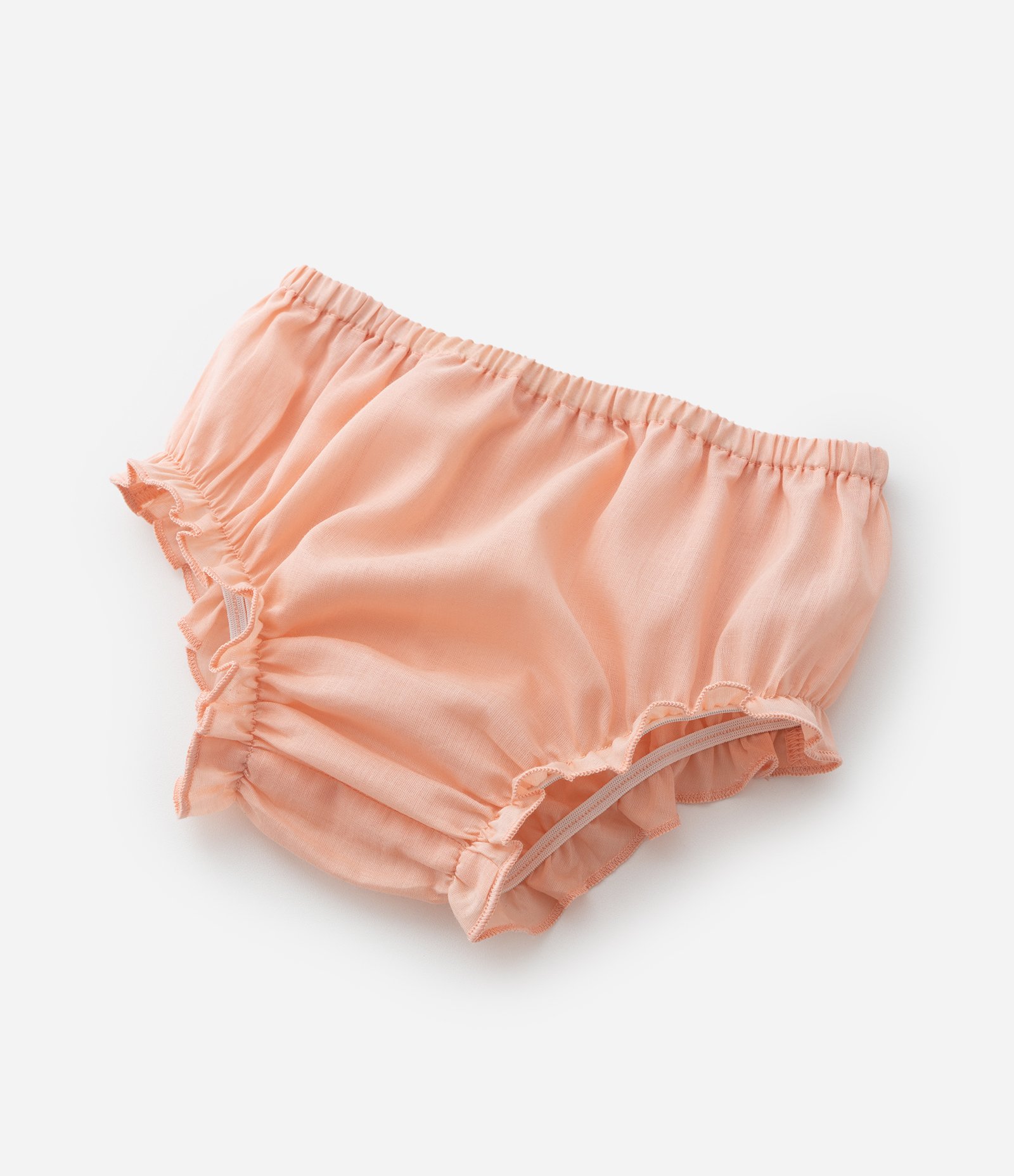 Vestido Infantil com Babados Broderie e Borboletas - Tam 0 a 18 meses Laranja 5