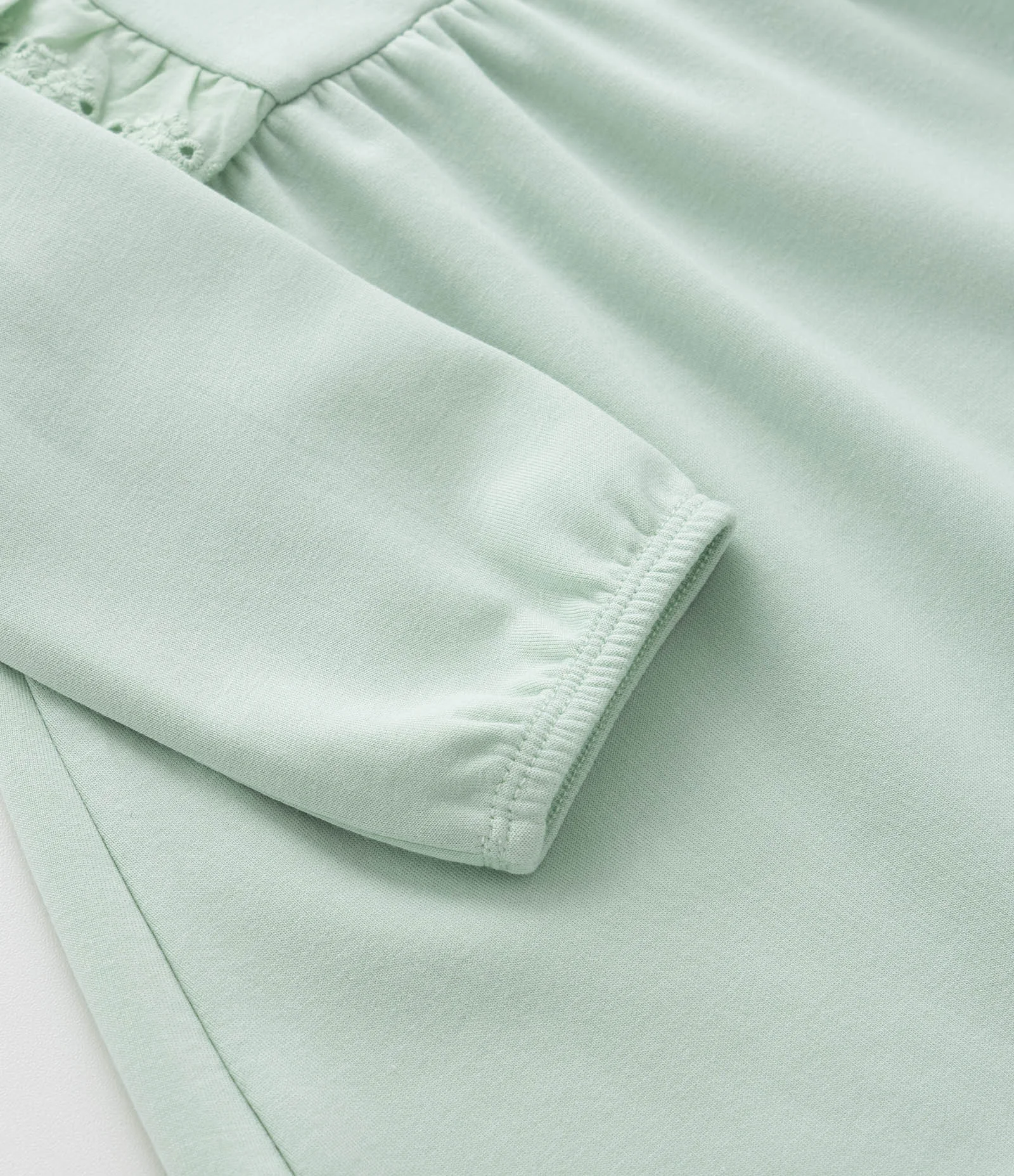 Vestido Infantil com Babadinhos e Calcinha - Tam 0 a 18 meses Verde 8