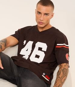Camiseta Esportiva em Tecnologia Dry NFL Browns
