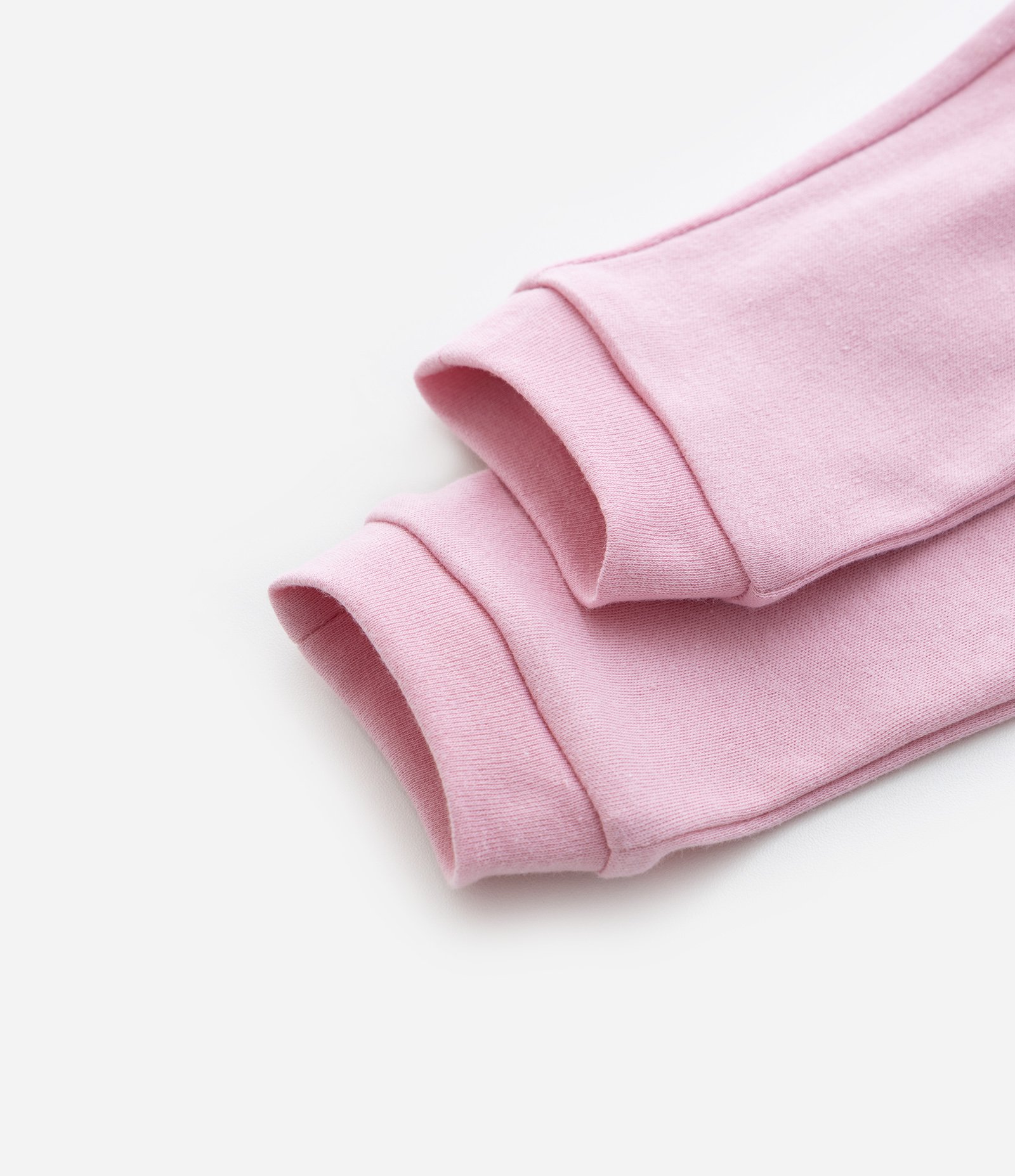 Conjunto Infantil em Suedine com Bordado de Coelha - Tam RN a 18 meses Rosa 12