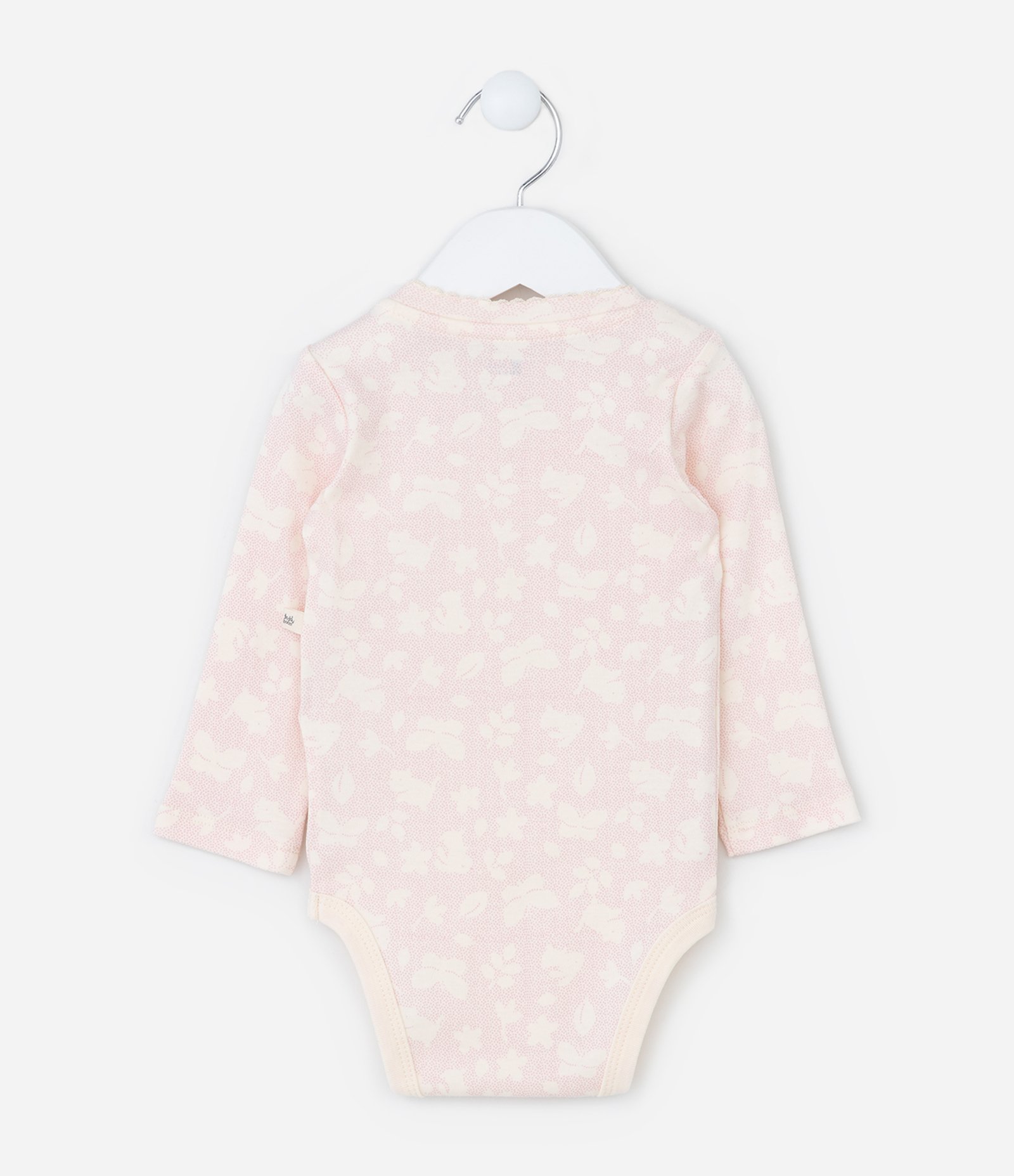 Conjunto Infantil em Suedine com Bordado de Coelha - Tam RN a 18 meses Rosa 5