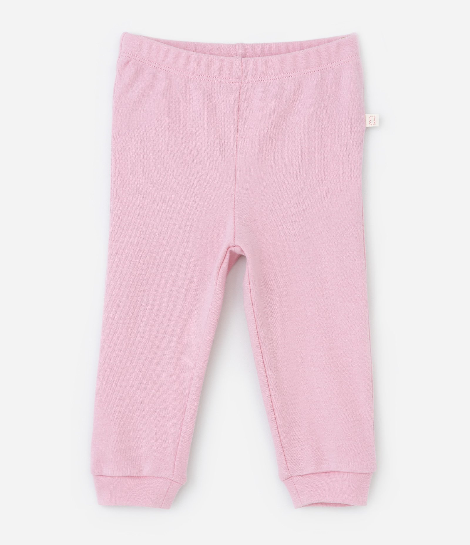 Conjunto Infantil em Suedine com Bordado de Coelha - Tam RN a 18 meses Rosa 8