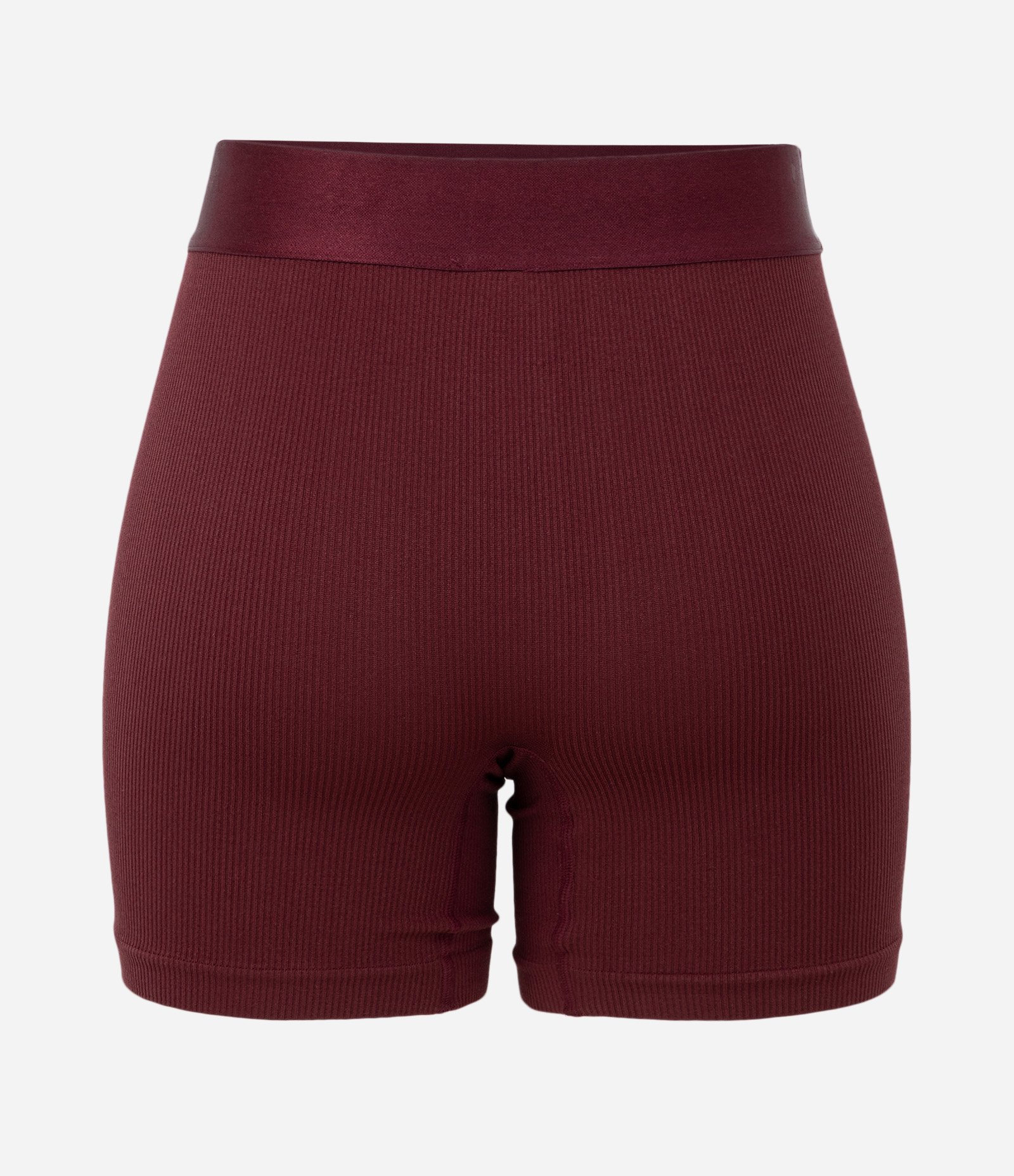 Bermuda Seamless Texturizada com Cós Elástico Bordô 6