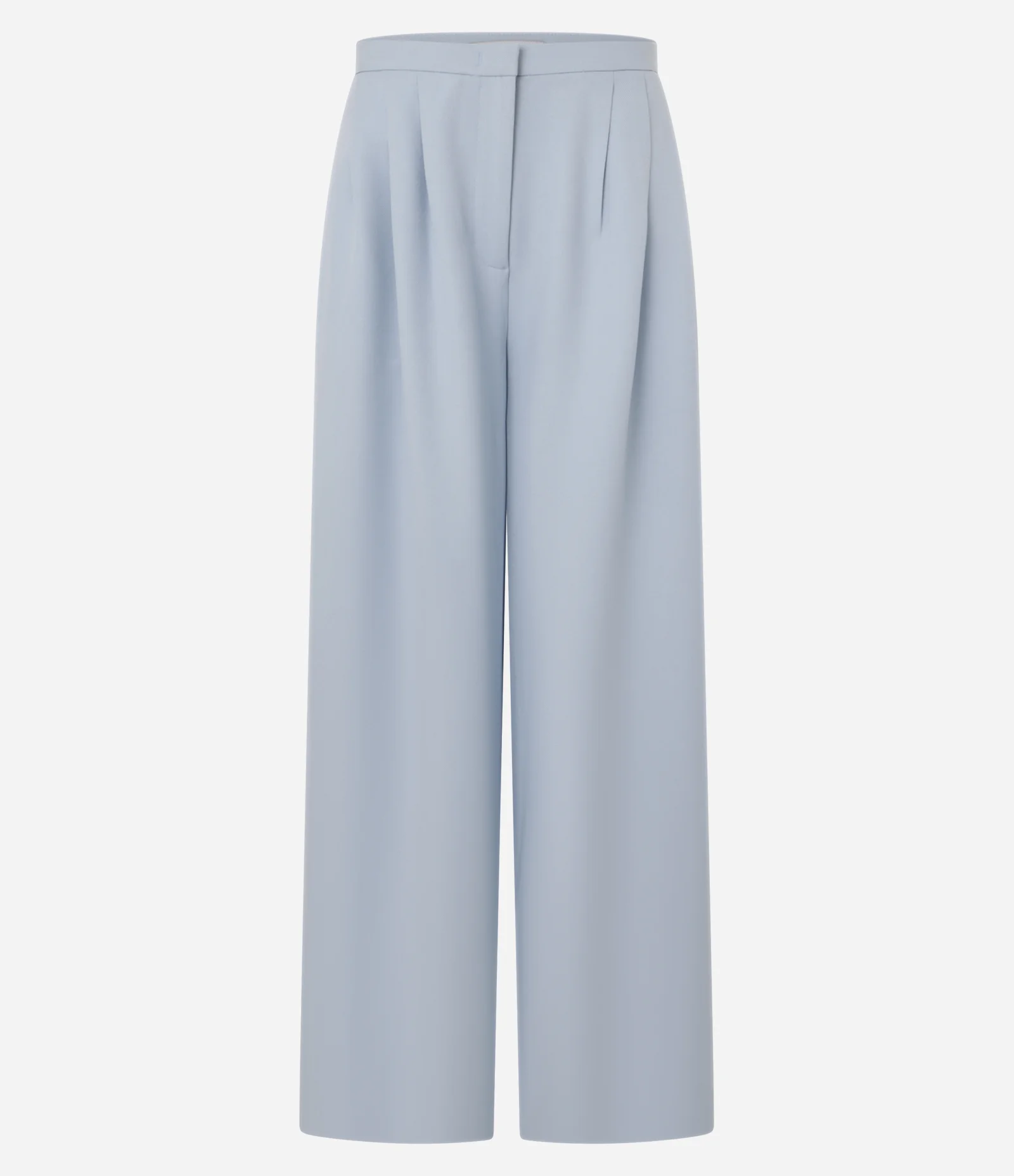 Calça de Alfaiataria Pantalona com Pregas Frontais Azul 1