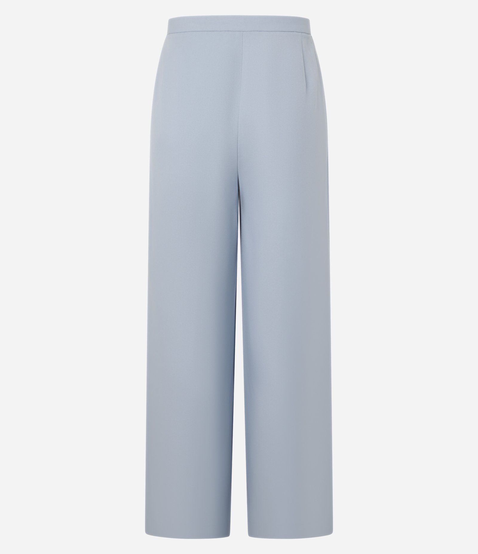 Calça de Alfaiataria Pantalona com Pregas Frontais Azul 2
