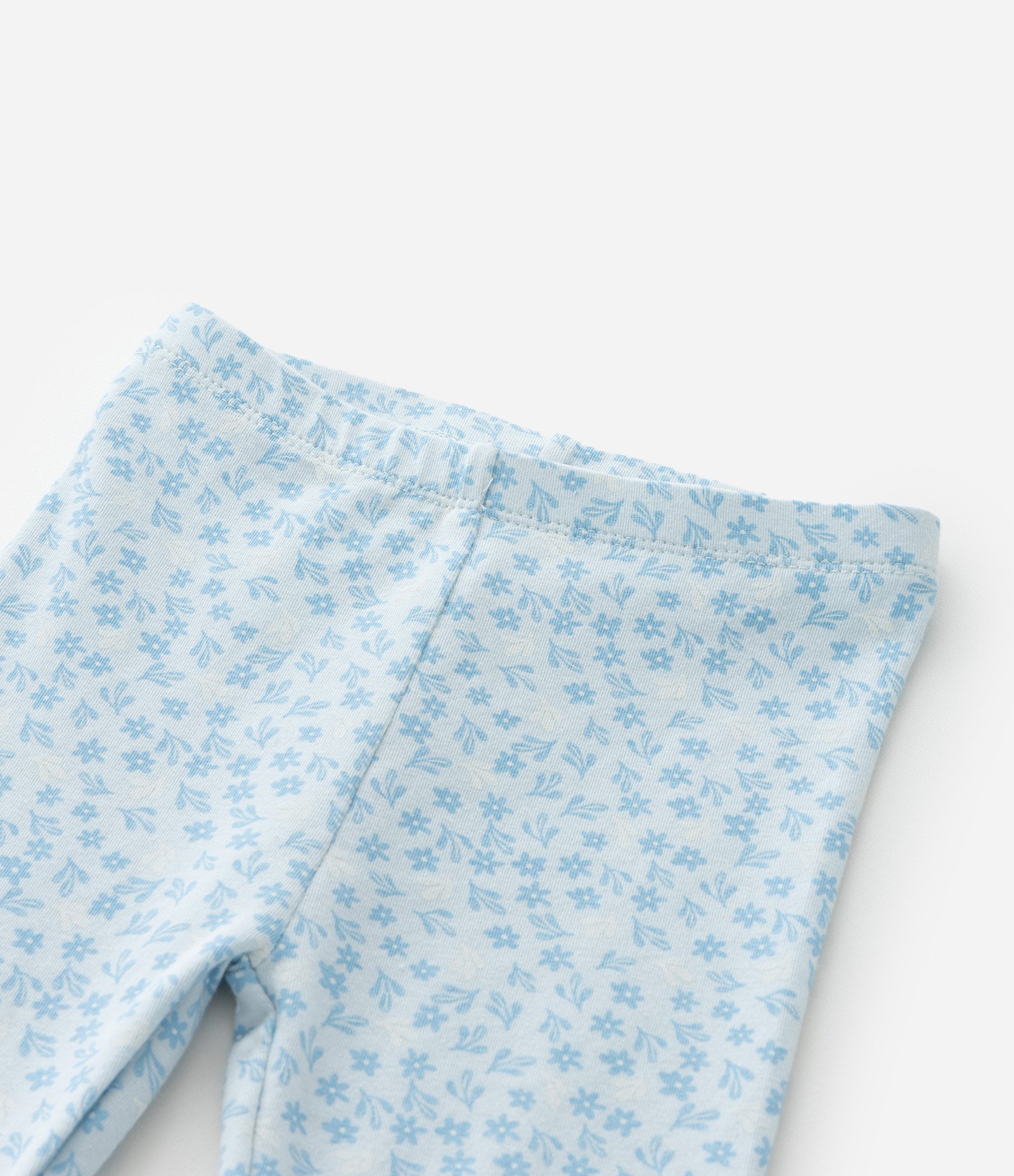 Conjunto Infantil com Babadinho e Textura em Broderie - Tam 0 a 18 meses Branco/Azul 9