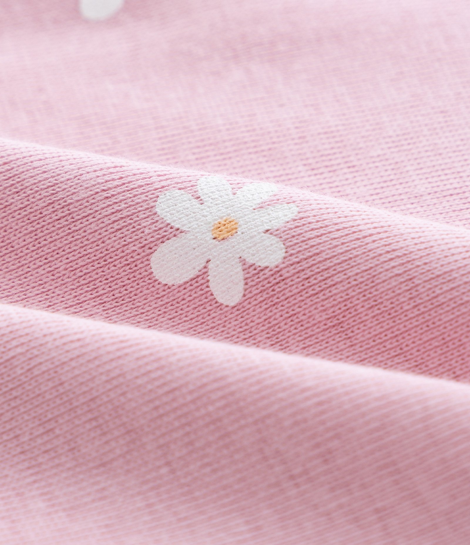 Body Infantil com Estampa Margaridas - Tam RN a 18 Meses Rosa 3