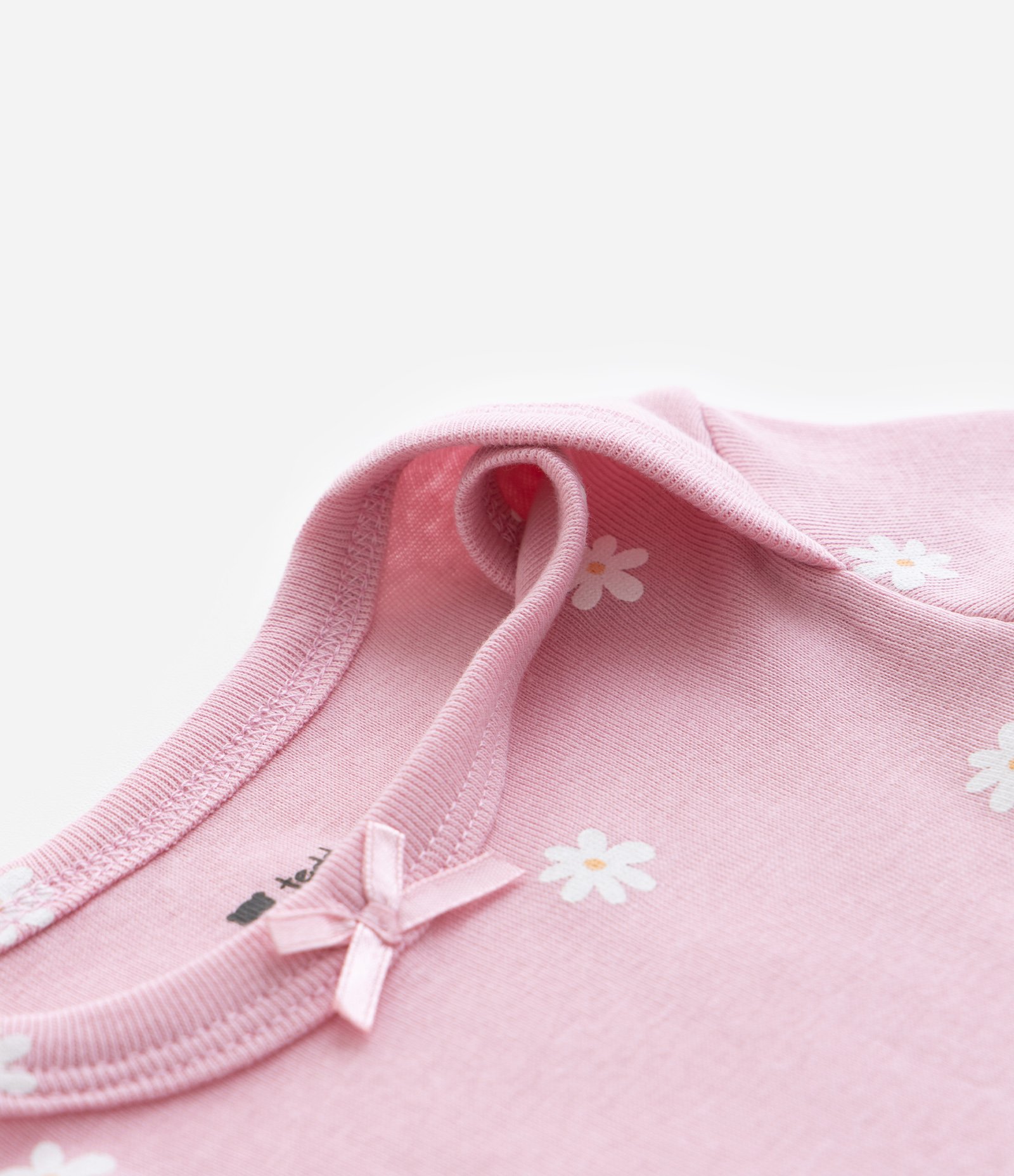 Body Infantil com Estampa Margaridas - Tam RN a 18 Meses Rosa 5