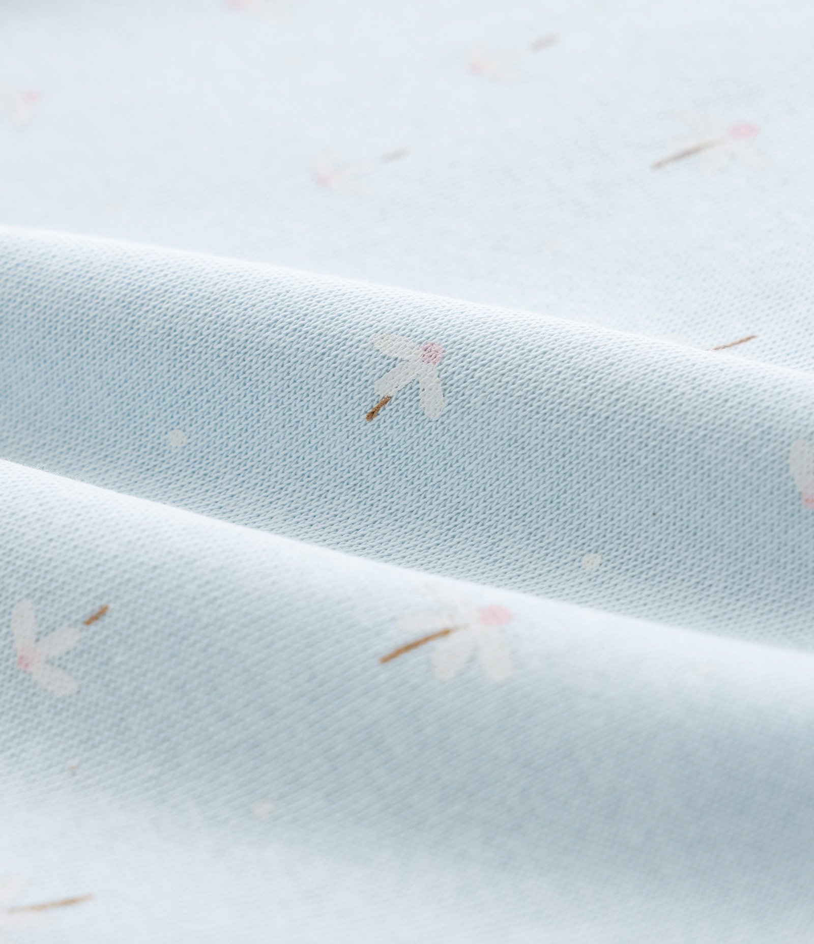 Casaco Fechado Infantil em Moletom com Bordado de Bichinhos  - Tam 0 a 18 Meses Azul 3