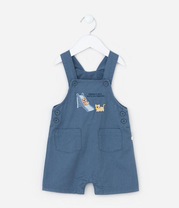Cor: Azul | Tamanho: 3-6M