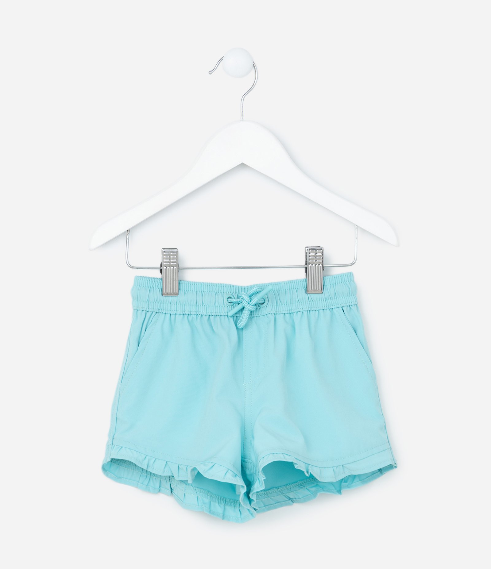 Short Infantil com Babadinhos - Tam 1 a 5 Anos Azul 1