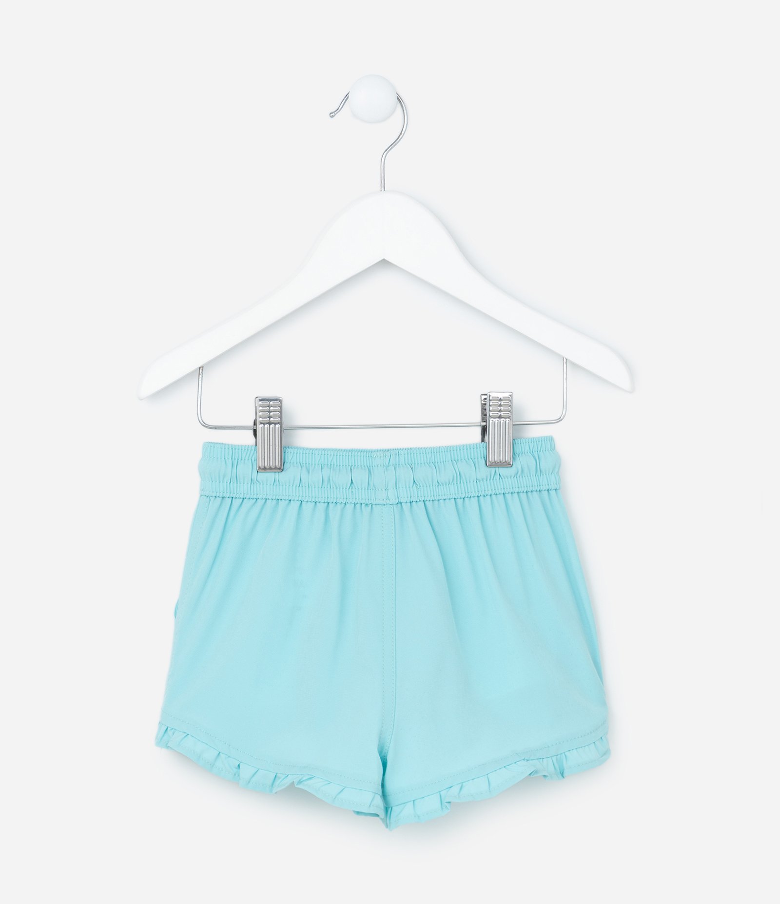 Short Infantil com Babadinhos - Tam 1 a 5 Anos Azul 2