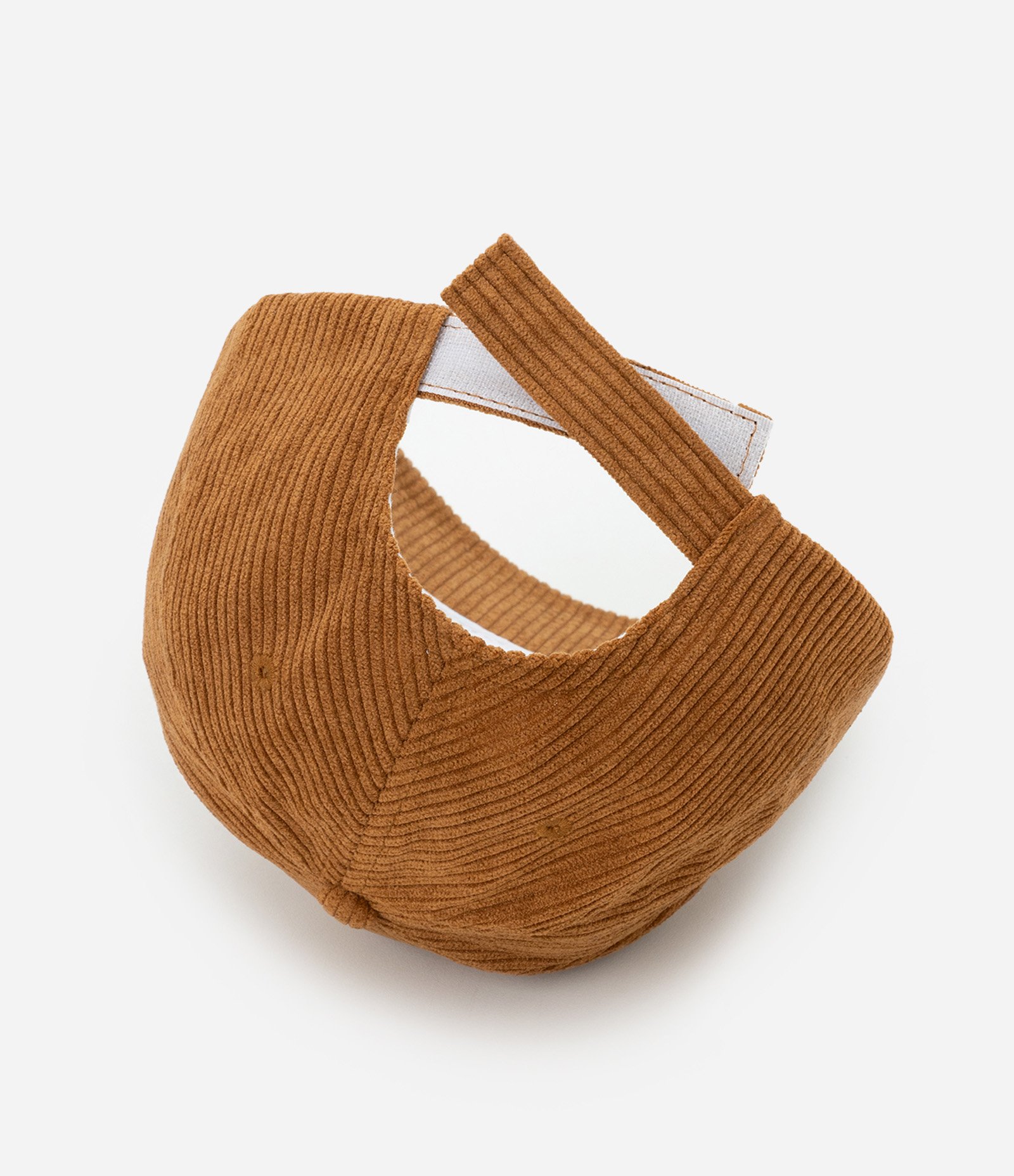 Boné Infantil Aba Curva em Veludo com Bordado NY - Tam Único Marrom 3