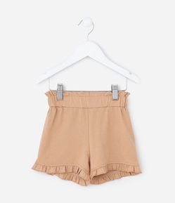 Short Infantil com Babadinho na Barra - Tam 1 a 6 Anos