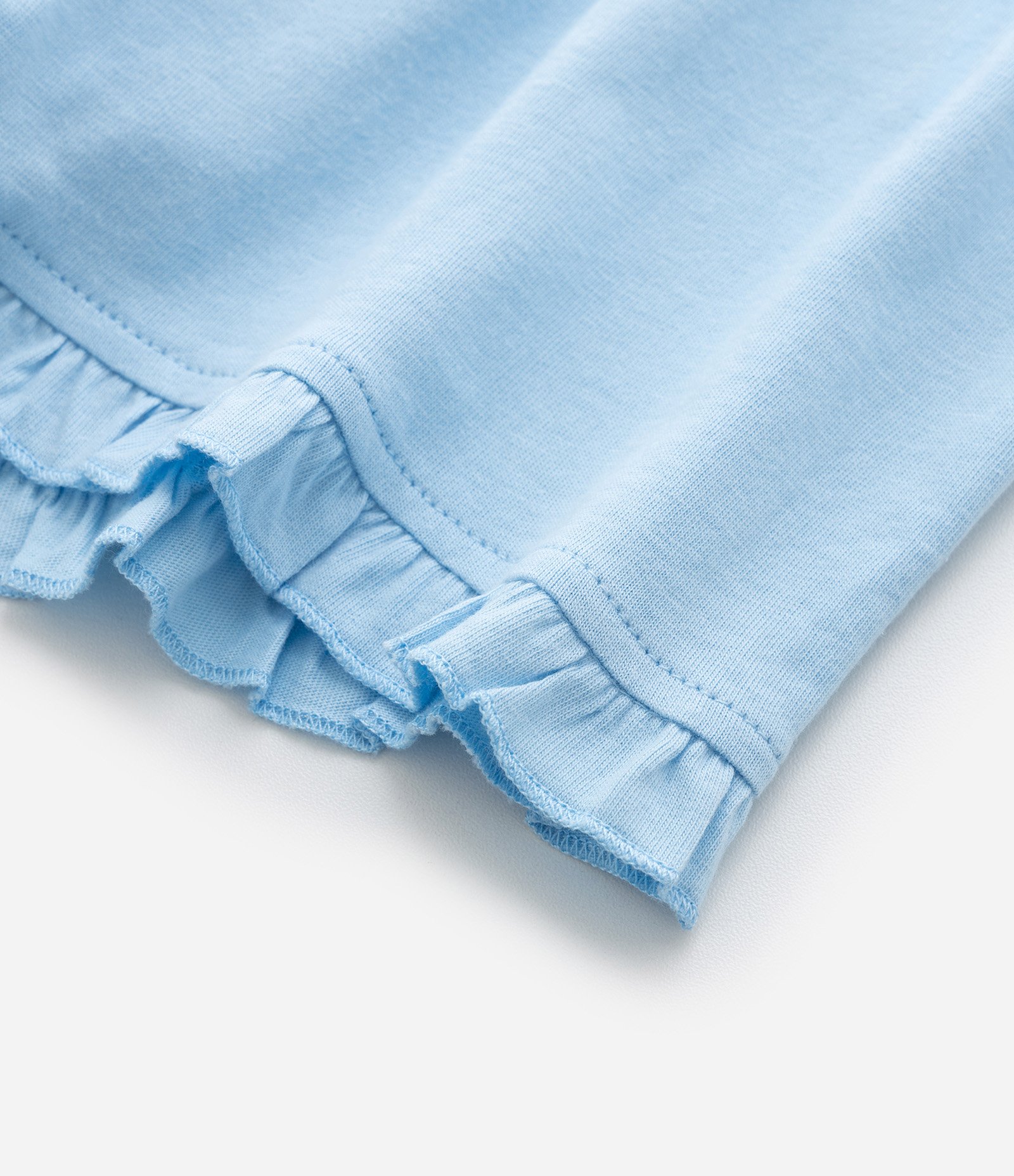 Short Infantil com Babadinho na Barra - Tam 1 a 6 Anos Azul 5