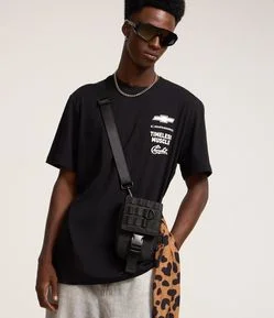 Camiseta Comfort em Algodão com Estampa de Camaro