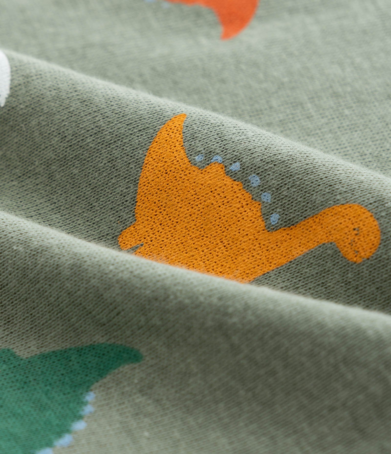 Body Infantil com Estampa de Dinossauro - Tam RN a 18 meses Verde 4