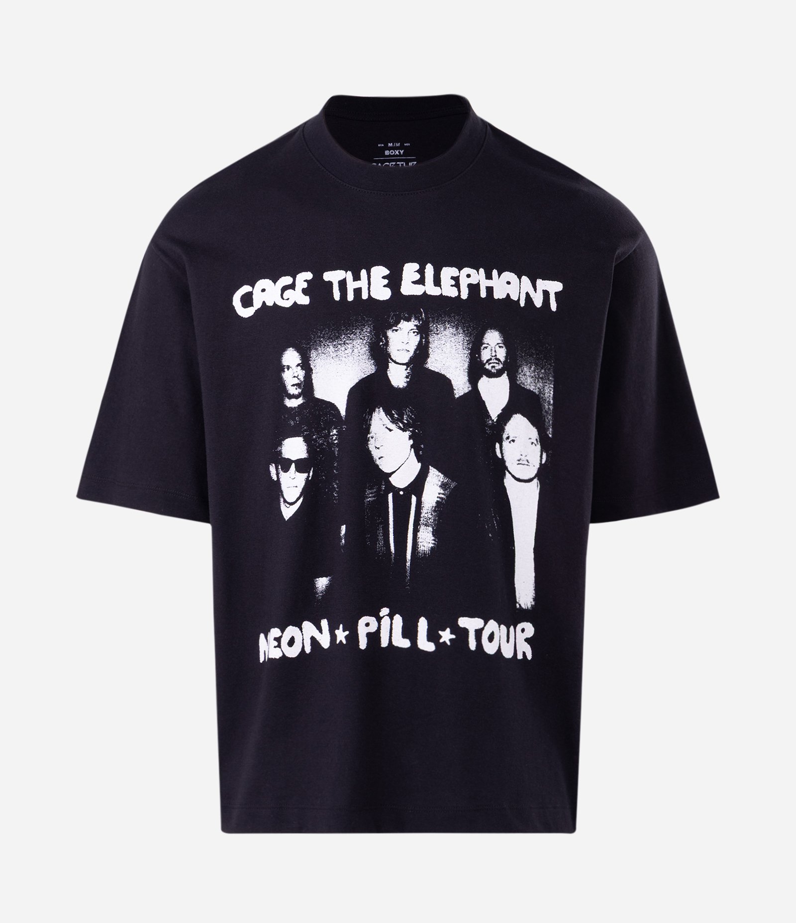 Camiseta Boxy Cage The Elephant Preto 1