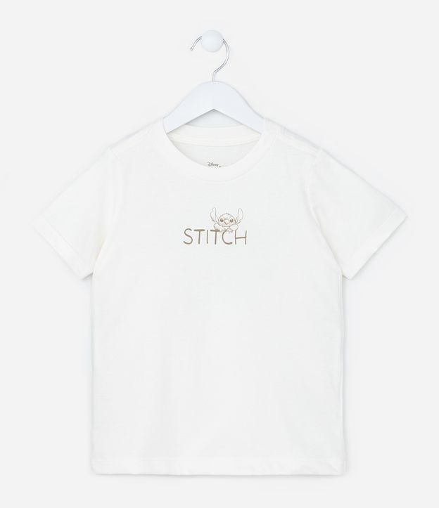 Camiseta Infantil com Estampa do Stitch - Tam 3 a 10 Anos
