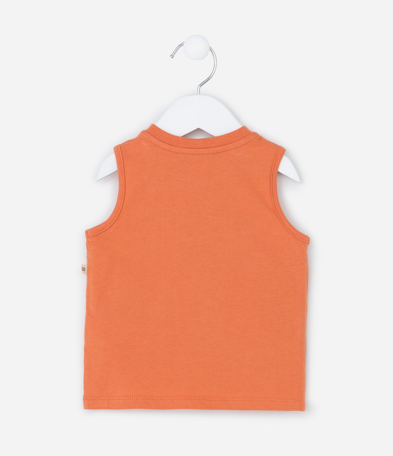 Conjunto Infantil com Estampa Bichinhos - Tam 3 a 18 meses Laranja 5