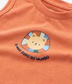 Conjunto Infantil com Estampa Bichinhos - Tam 3 a 18 meses