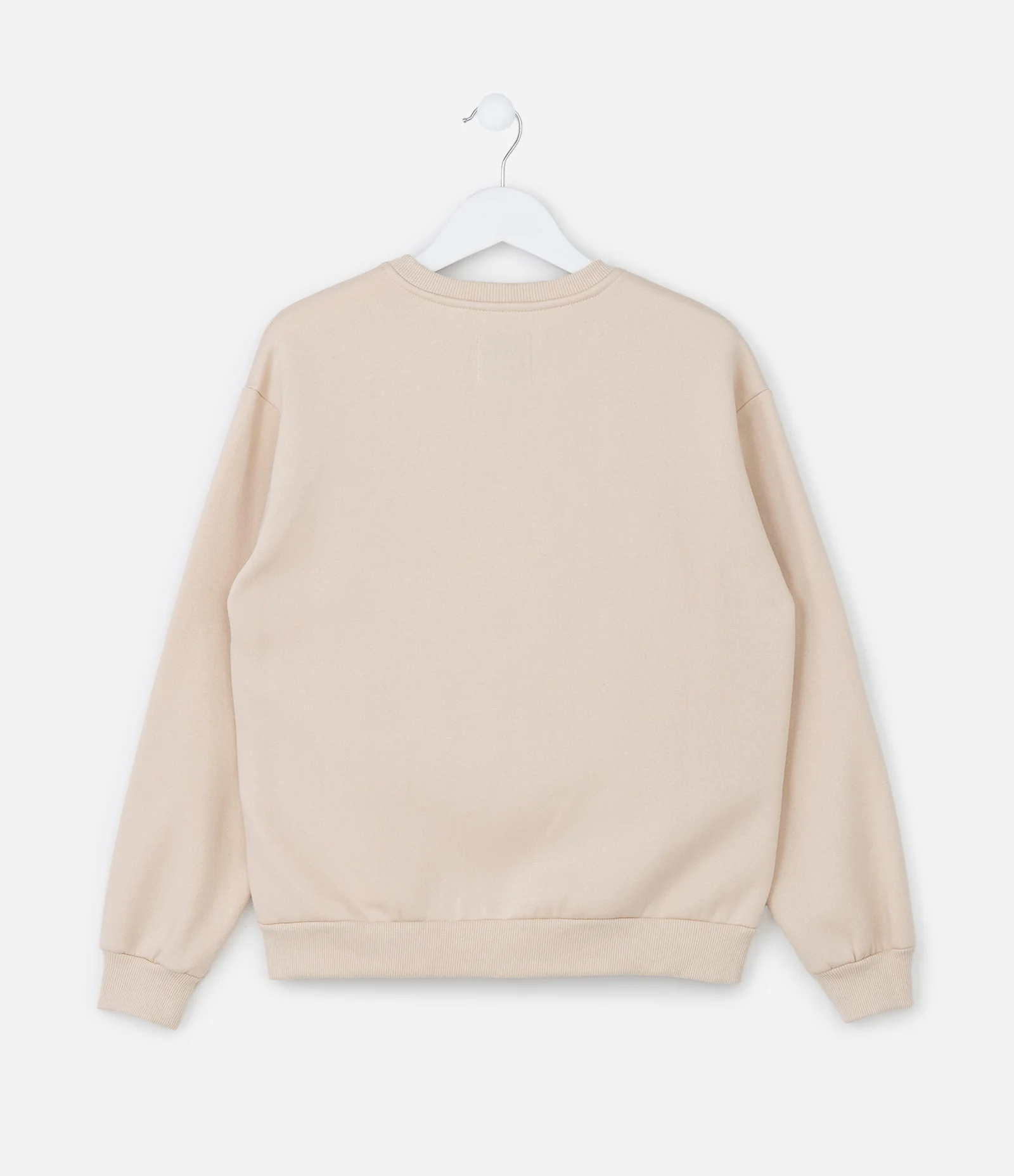 Casaco Infantil com Estampa Capivara College Season - Tam 7 a 14 Anos Bege 2