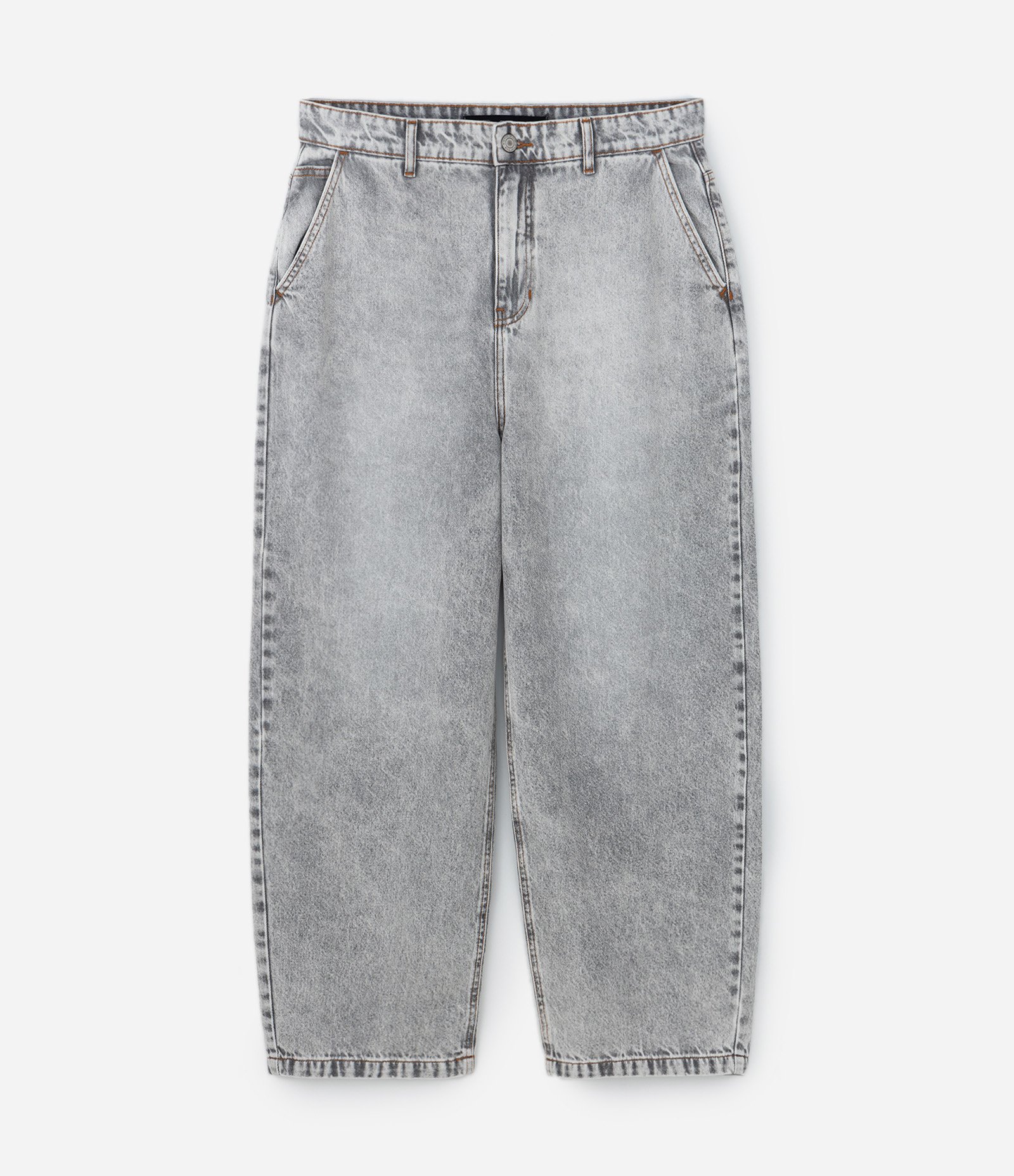 Calça Skater em Jeans Cinza 7