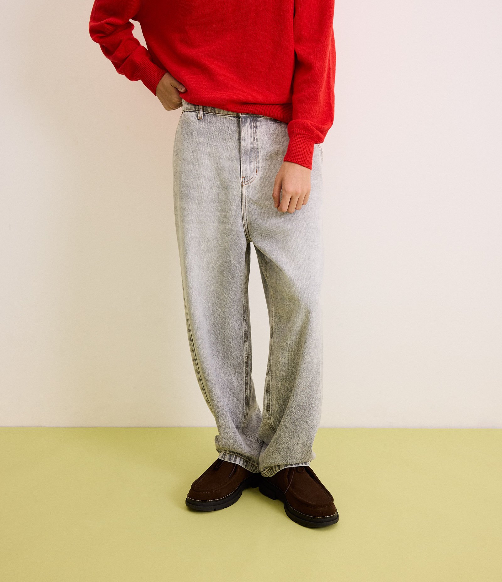 Calça Skater em Jeans Cinza 2