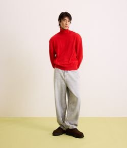 Calça Skater em Jeans