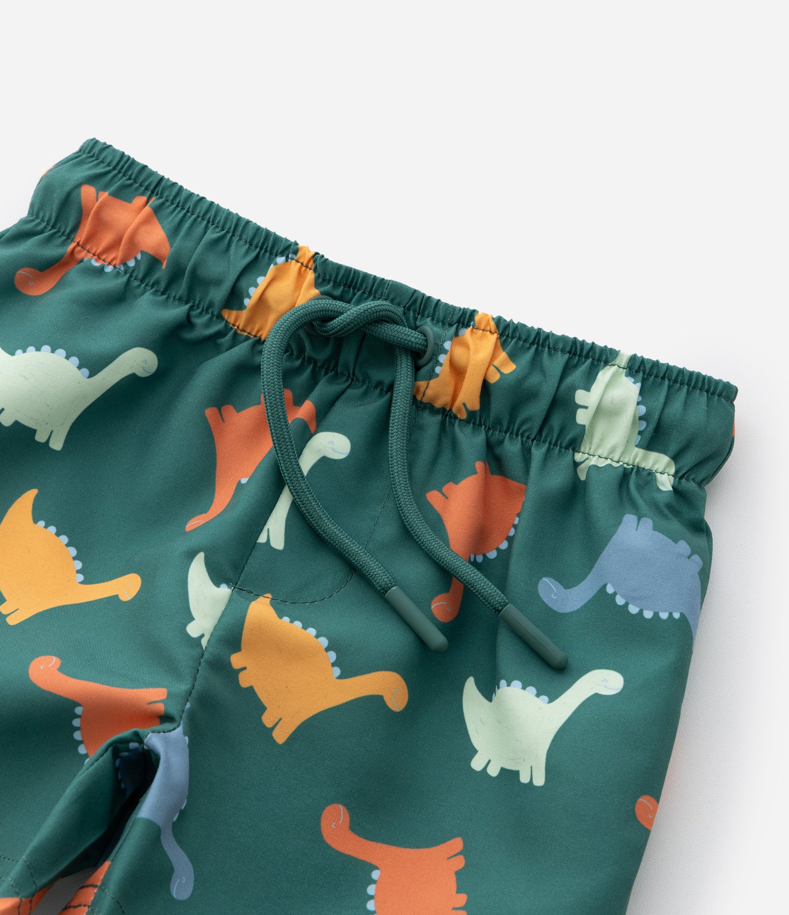 Conjunto Infantil com Estampa de Dinos - Tam 3 a 18 meses Azul/Verde 11